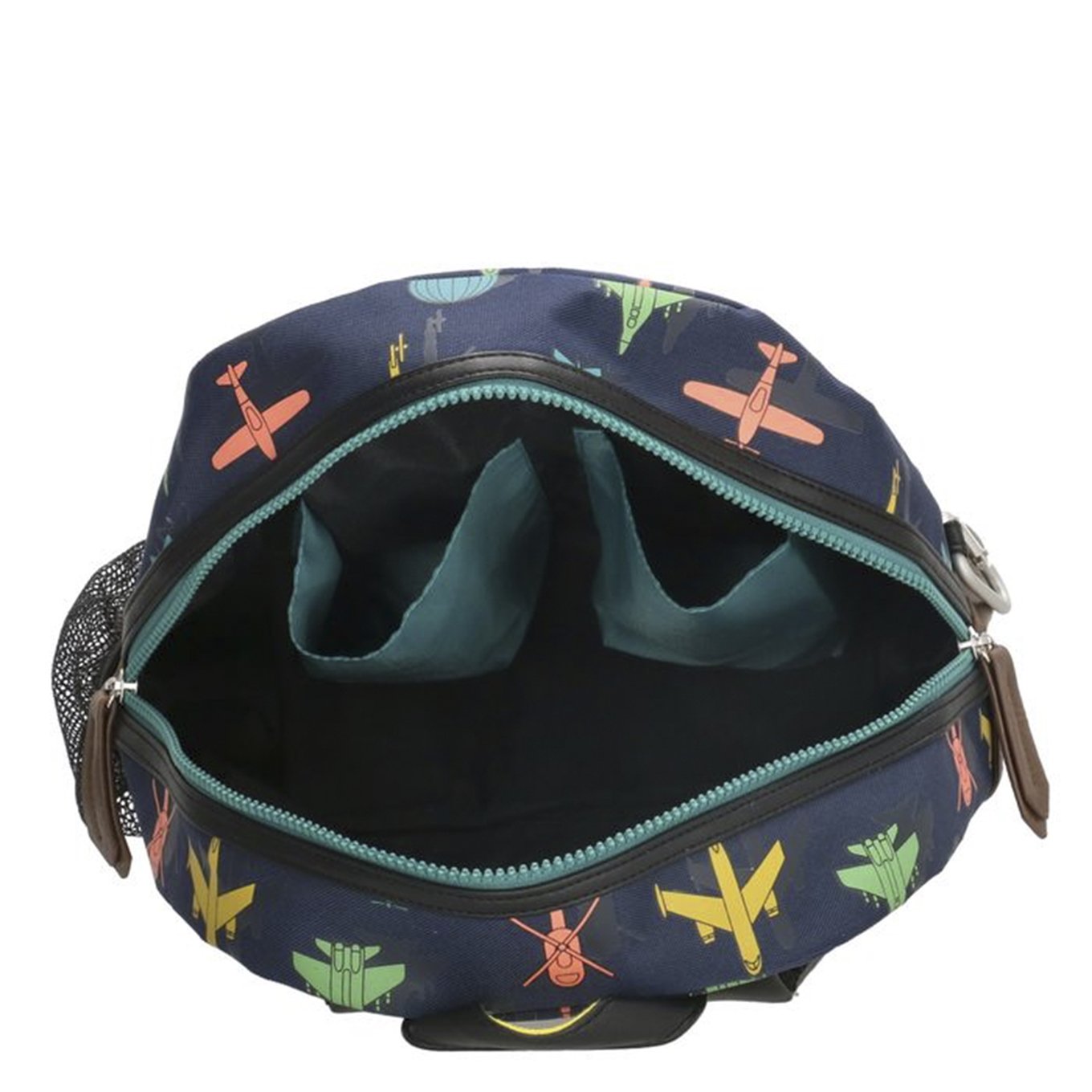 Zebra Trends Boys Backpack Airplane navy blue