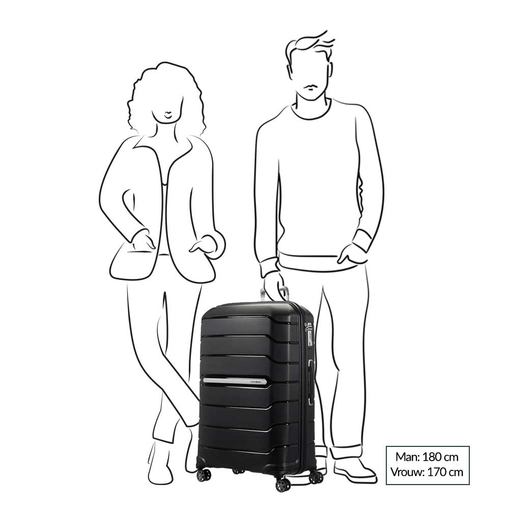 Samsonite Flux Spinner 75 Expandable black