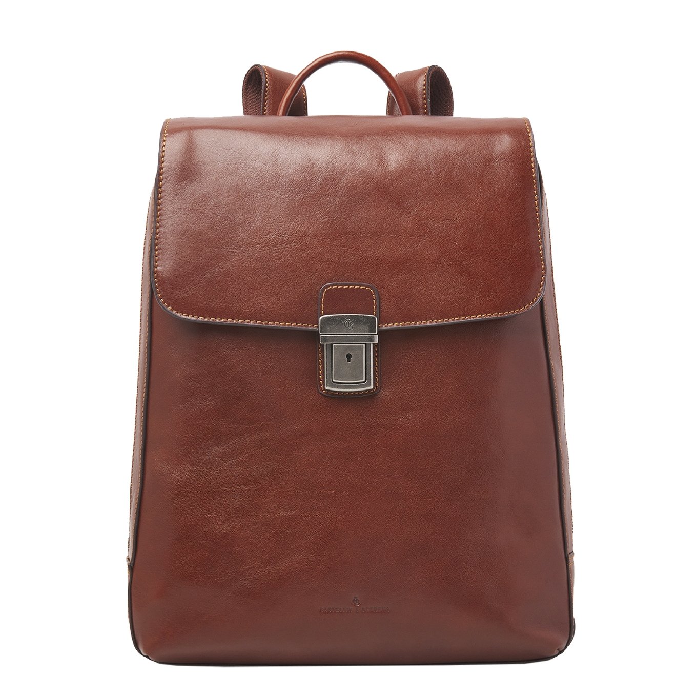 Castelijn & Beerens Gaucho Guus Laptop Backpack 15.6'' cognac