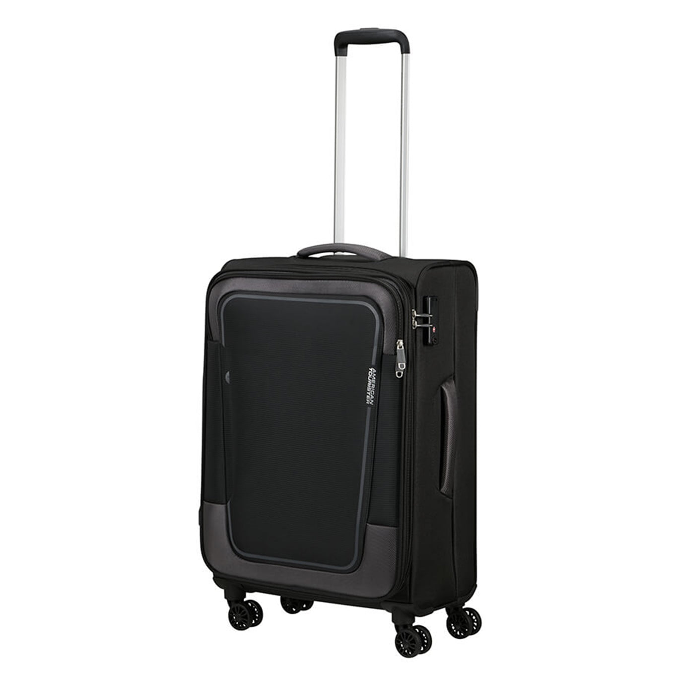 American Tourister Pulsonic Spinner 68 EXP asphalt black