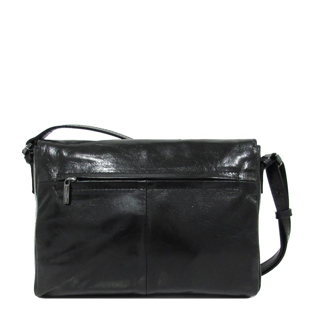 Claudio Ferrici Pelle Vecchia Shoulder Bag black