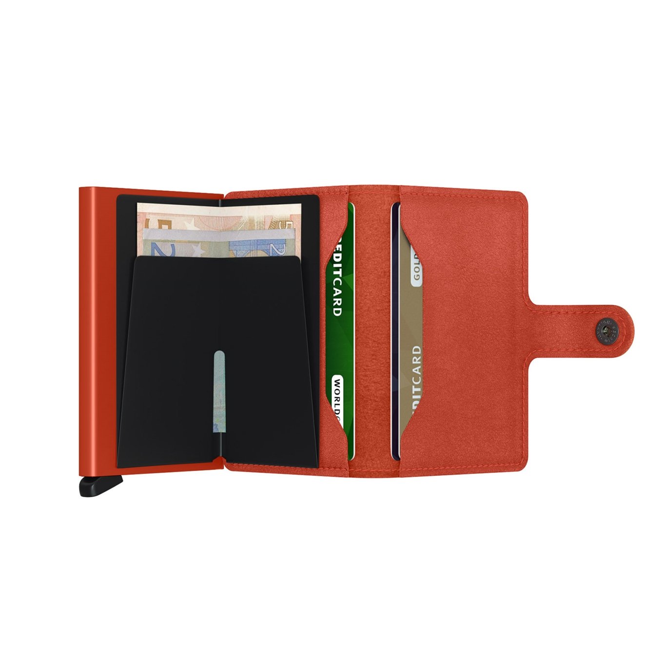 Secrid Miniwallet Portemonnee orange