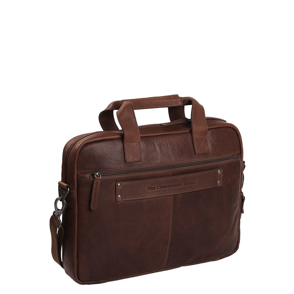 The Chesterfield Brand Calvi Laptoptas 15.6'' brown