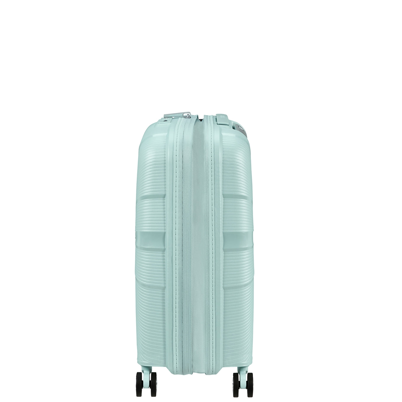 American Tourister Starvibe Spinner 55 EXP mit. Surfblaues Hartschalenetui