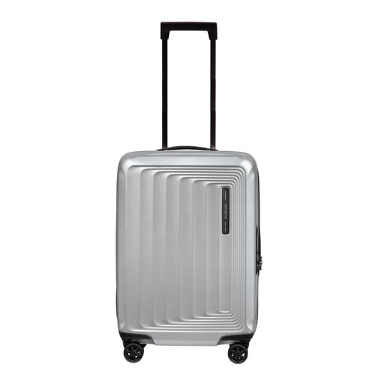 Samsonite Nuon Spinner 55 Exp mattsilberner Hartschalenkoffer