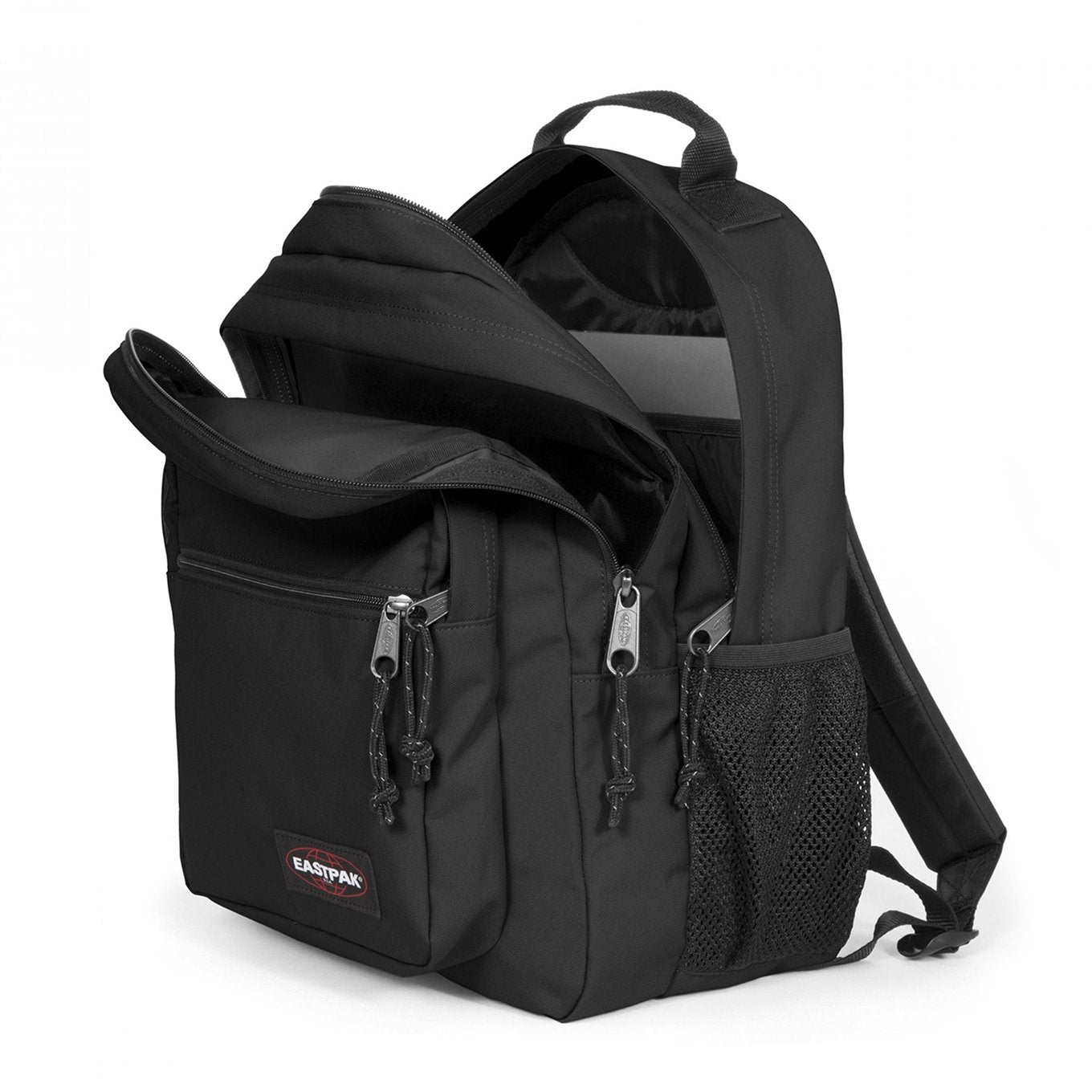 Eastpak Morius Backpack schwarzer Denim-Rucksack