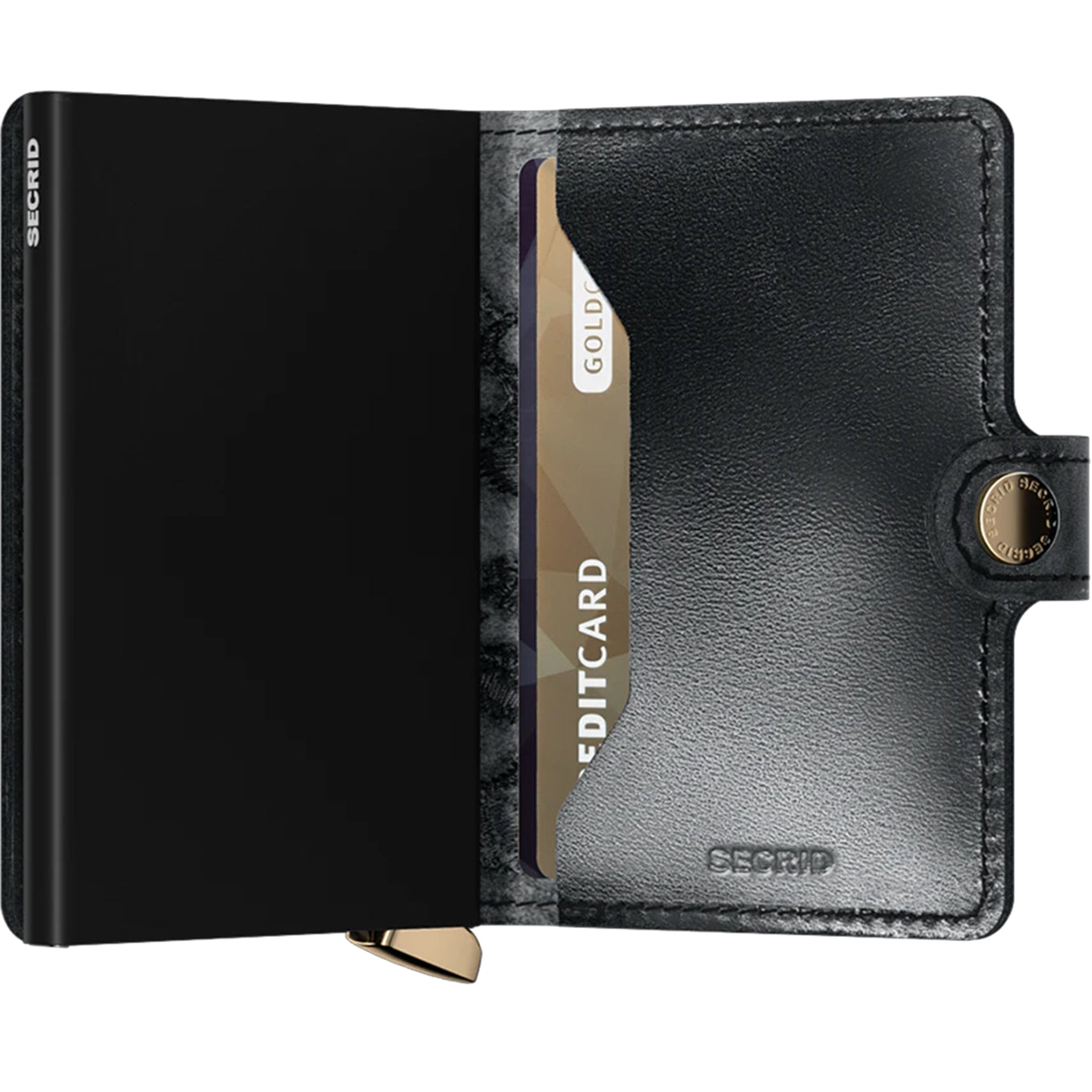 Secrid Miniwallet Premium Stitch Floral black