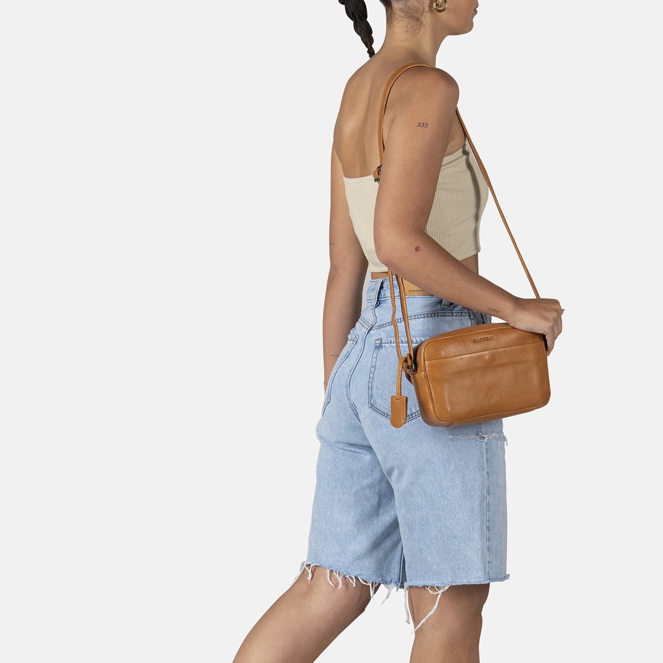 Burkely Just Jolie Camera bag cognac