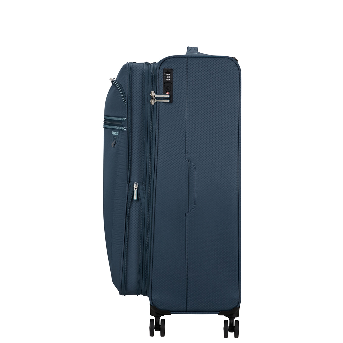 American Tourister Aerospin Spinner L Exp indigo Soft Case