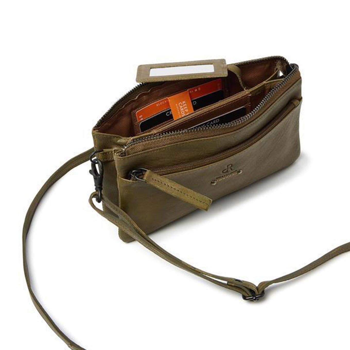 dR Amsterdam Tampa Shoulderbag/Clutch olive