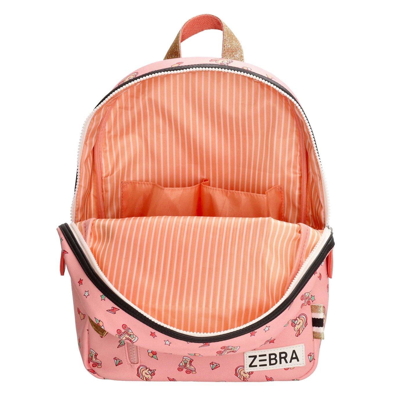 Zebra Trends Unicorn Backpack pink