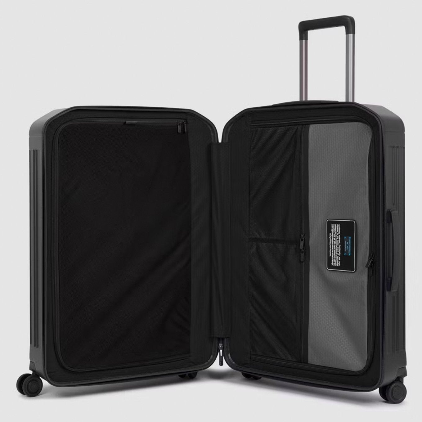 Piquadro PQ-Light Medium Trolley matt black Hard Suitcase