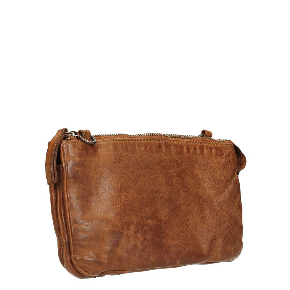 Bear Design Cow Lavato Clutch cognac2 Women's bag