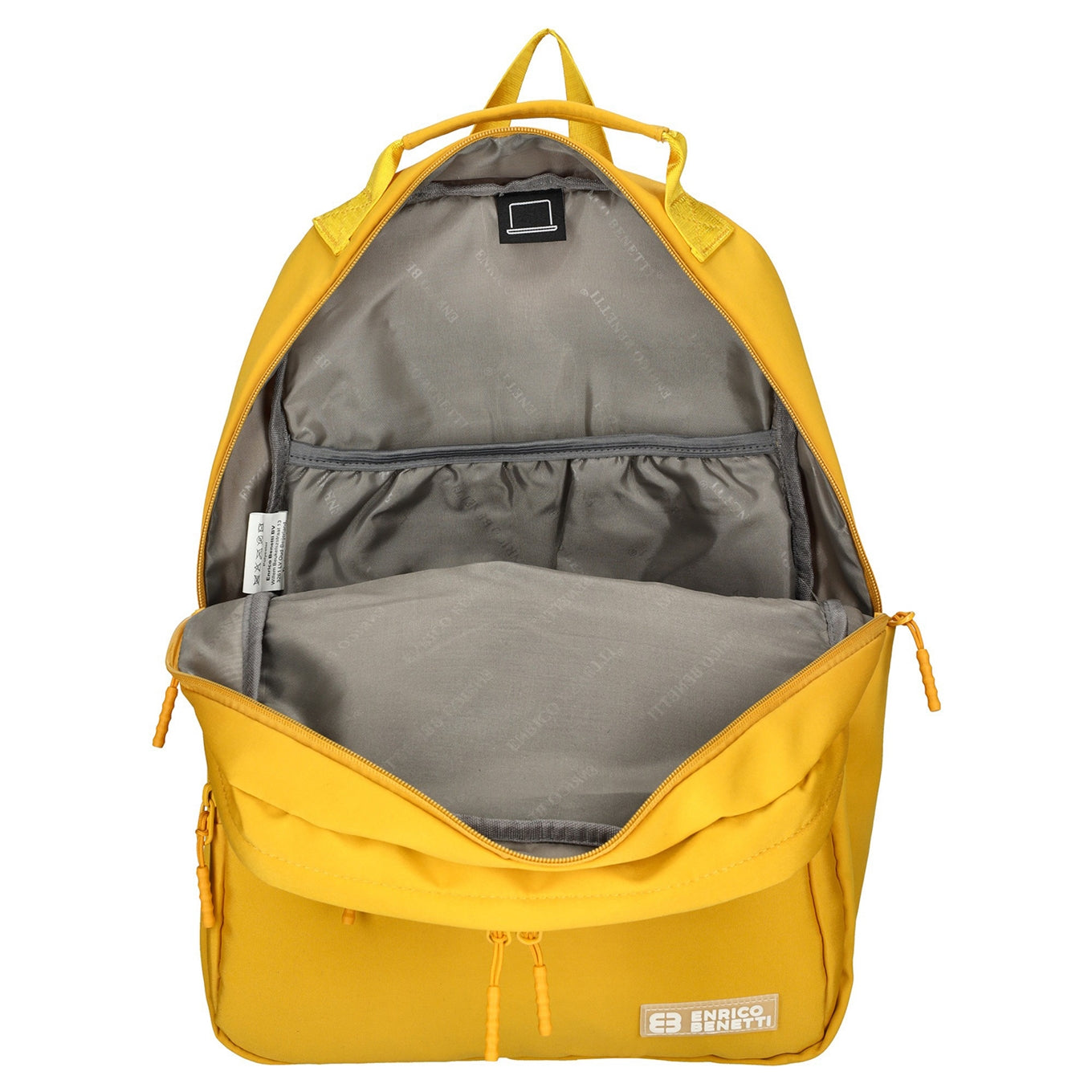 Enrico Benetti Aruba 22L Laptop Backpack 14" ocher yellow
