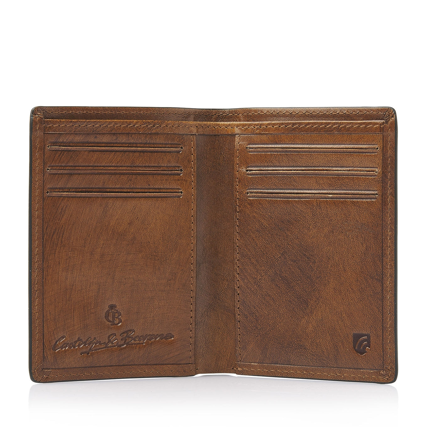 Castelijn & Beerens Rien Kreditkartenetui 8 RFID natürliche Herrenbrieftasche