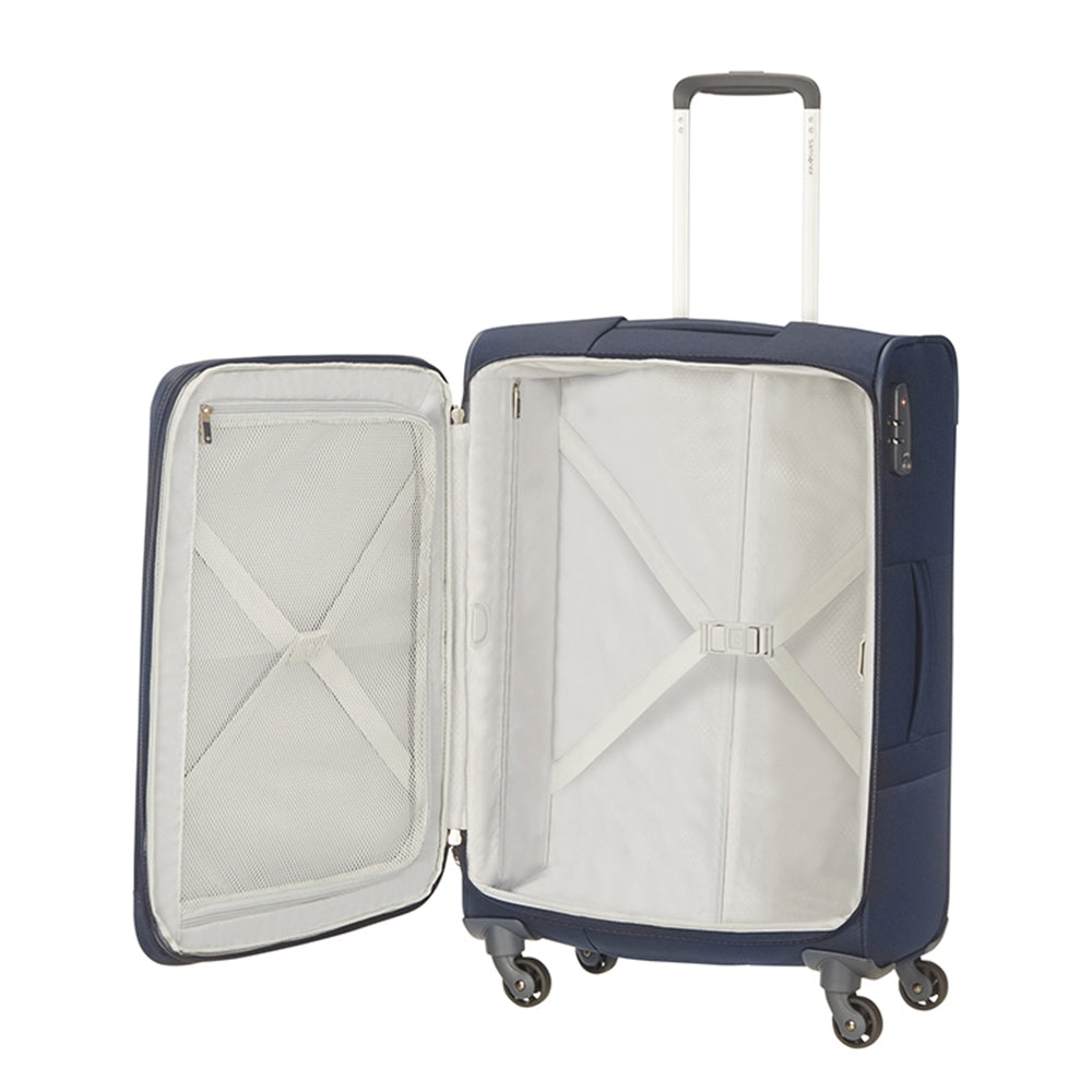 Samsonite Base Boost Spinner 66 Expandable navy blue