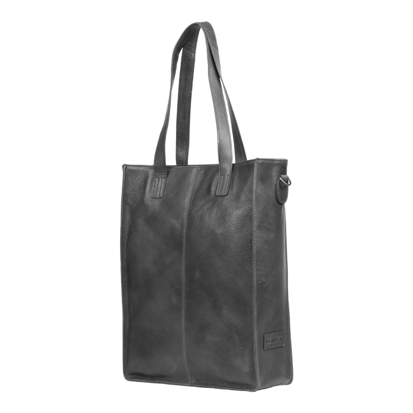 DSTRCT Raider Road Shopper Laptop Bag 15.6" Leather Black
