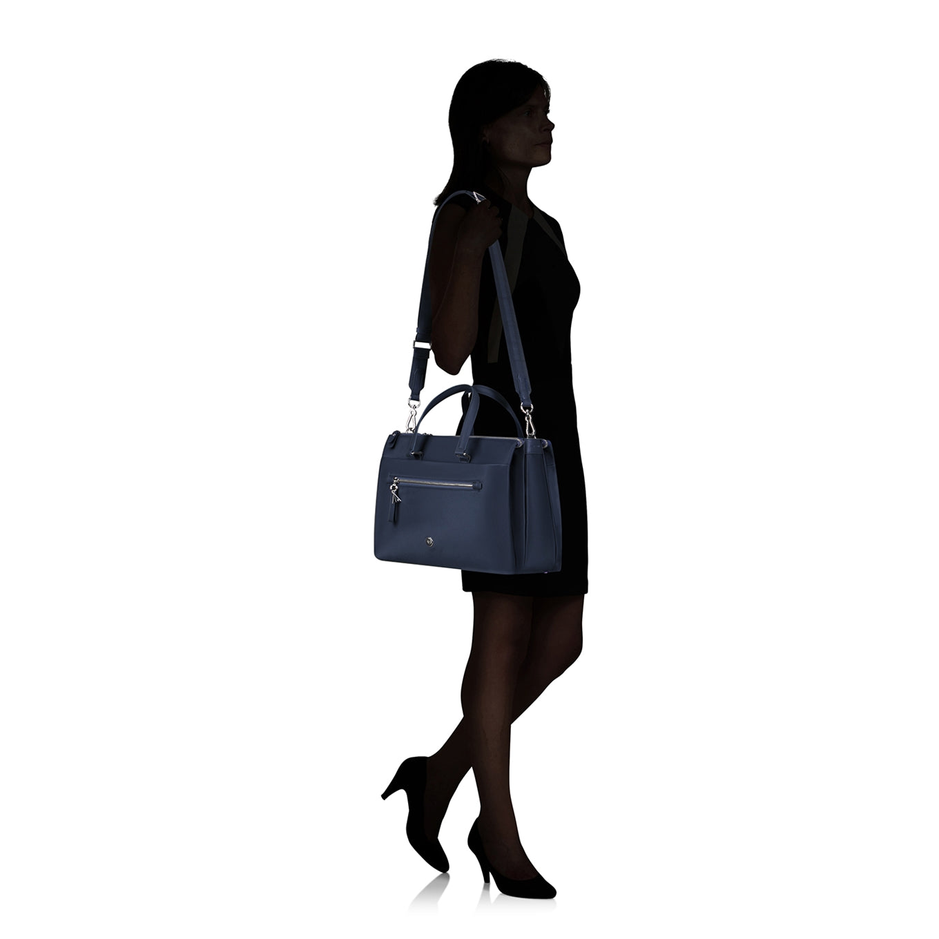 Samsonite Karissa Evo Org. Tote 14.1" 3 Comp blue nights