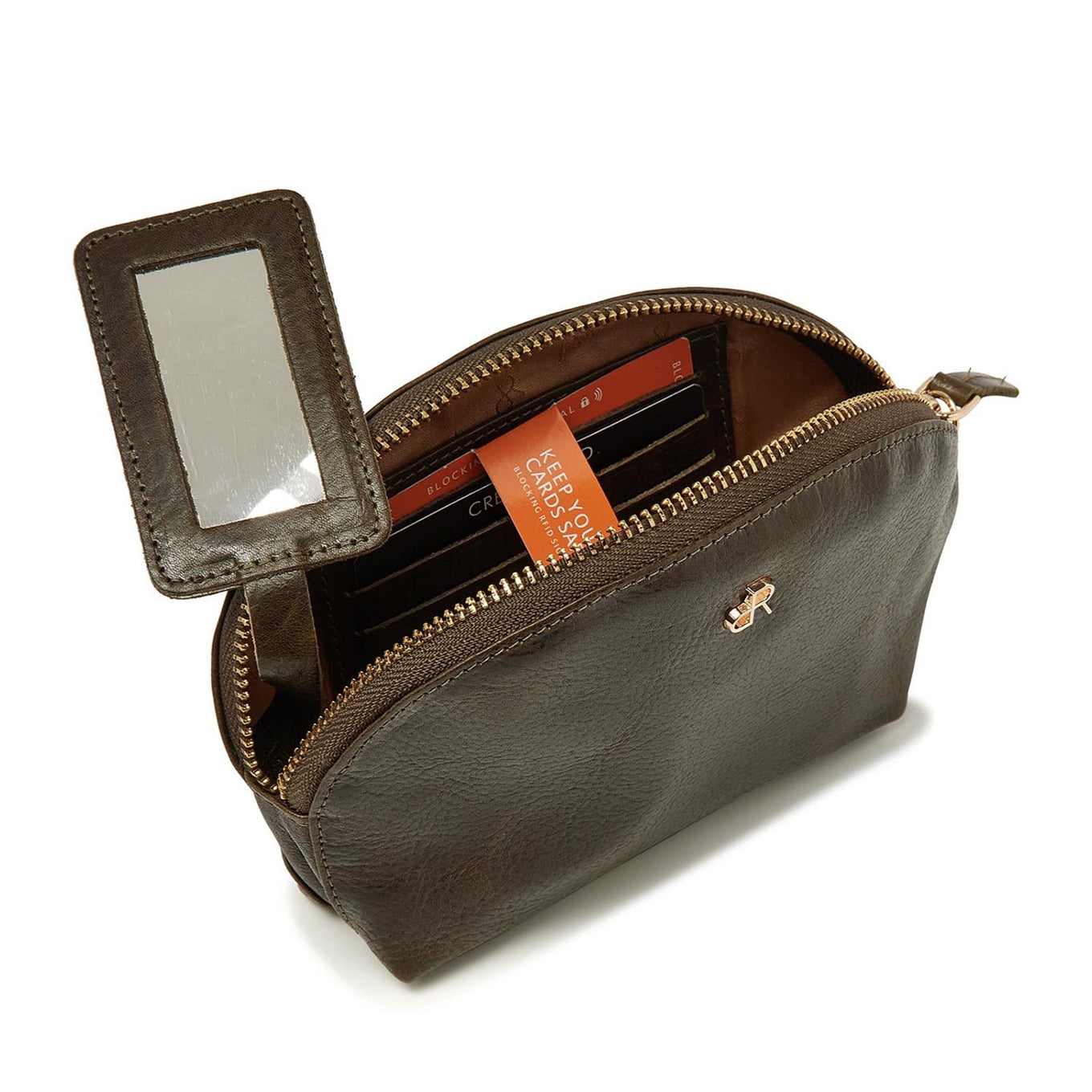 dR Amsterdam Milan Make-up Bag 28630 green