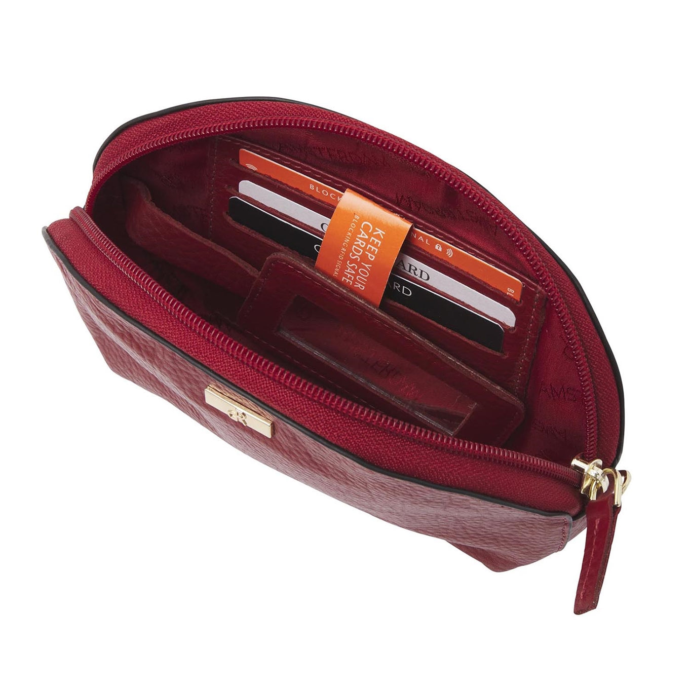 dR Amsterdam Vanguard Make-Up Bag tango red