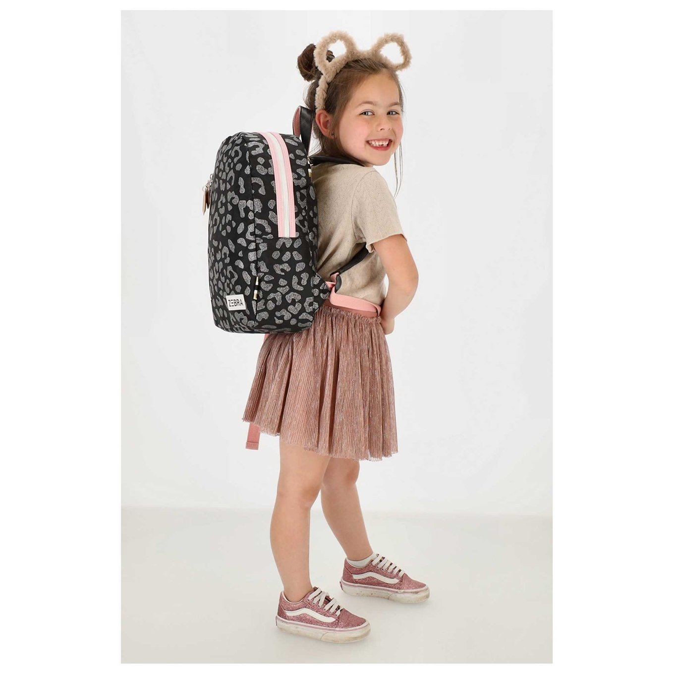 Zebra Trends Inaya Rugzak S panter zwart