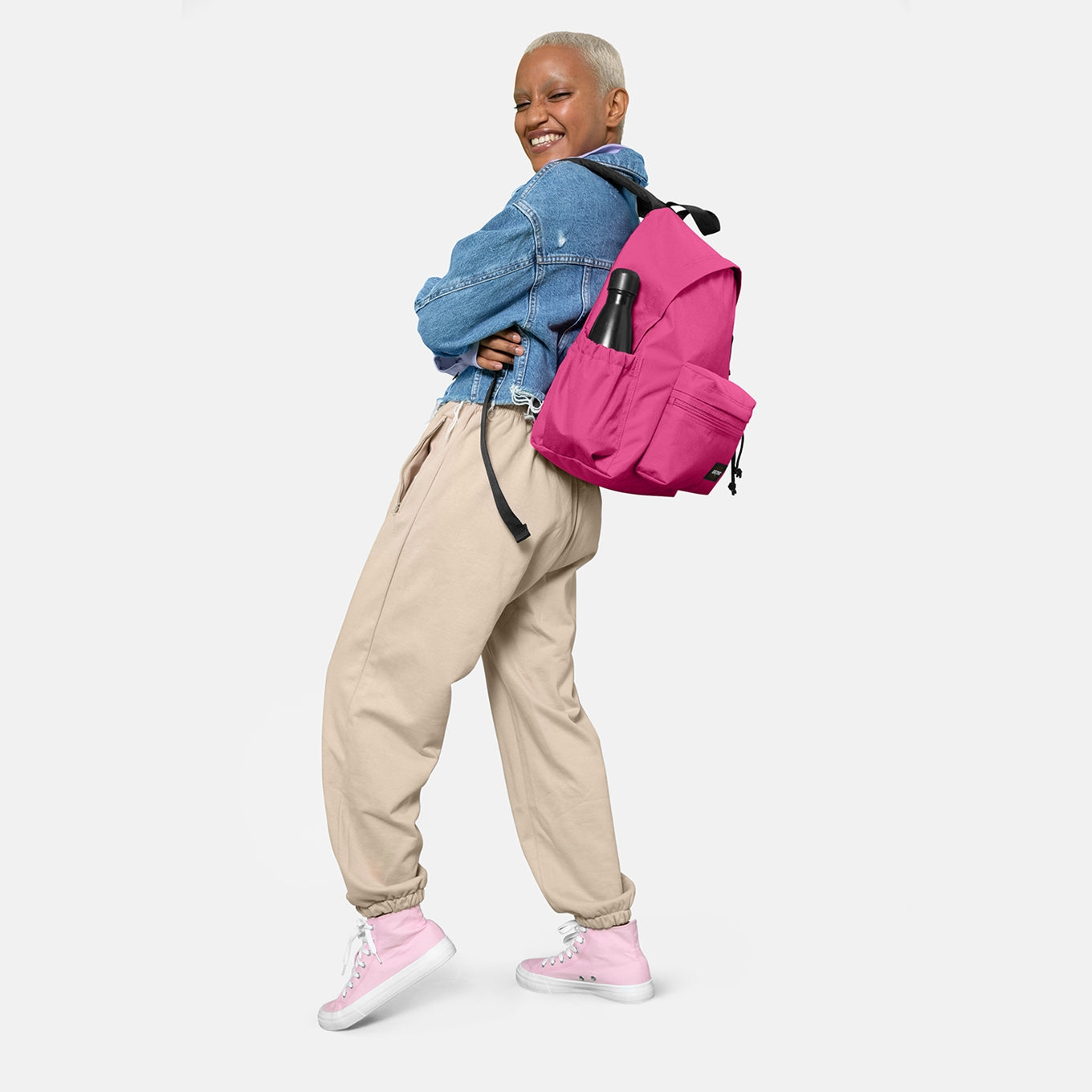 Eastpak Padded Zippl'r pink escape backpack