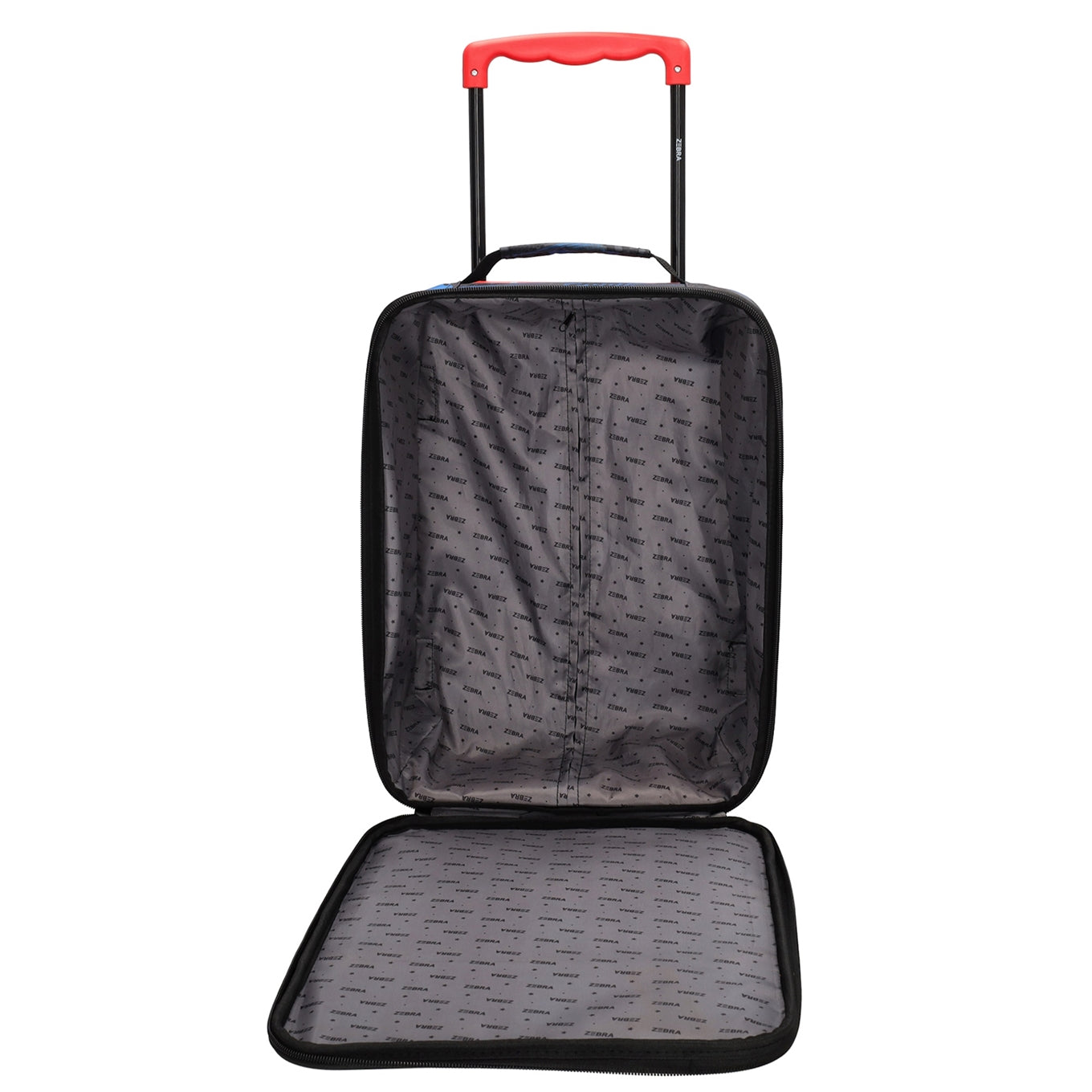Zebra Trends Trolley Adventure Rennwagen schwarz Weicher Koffer