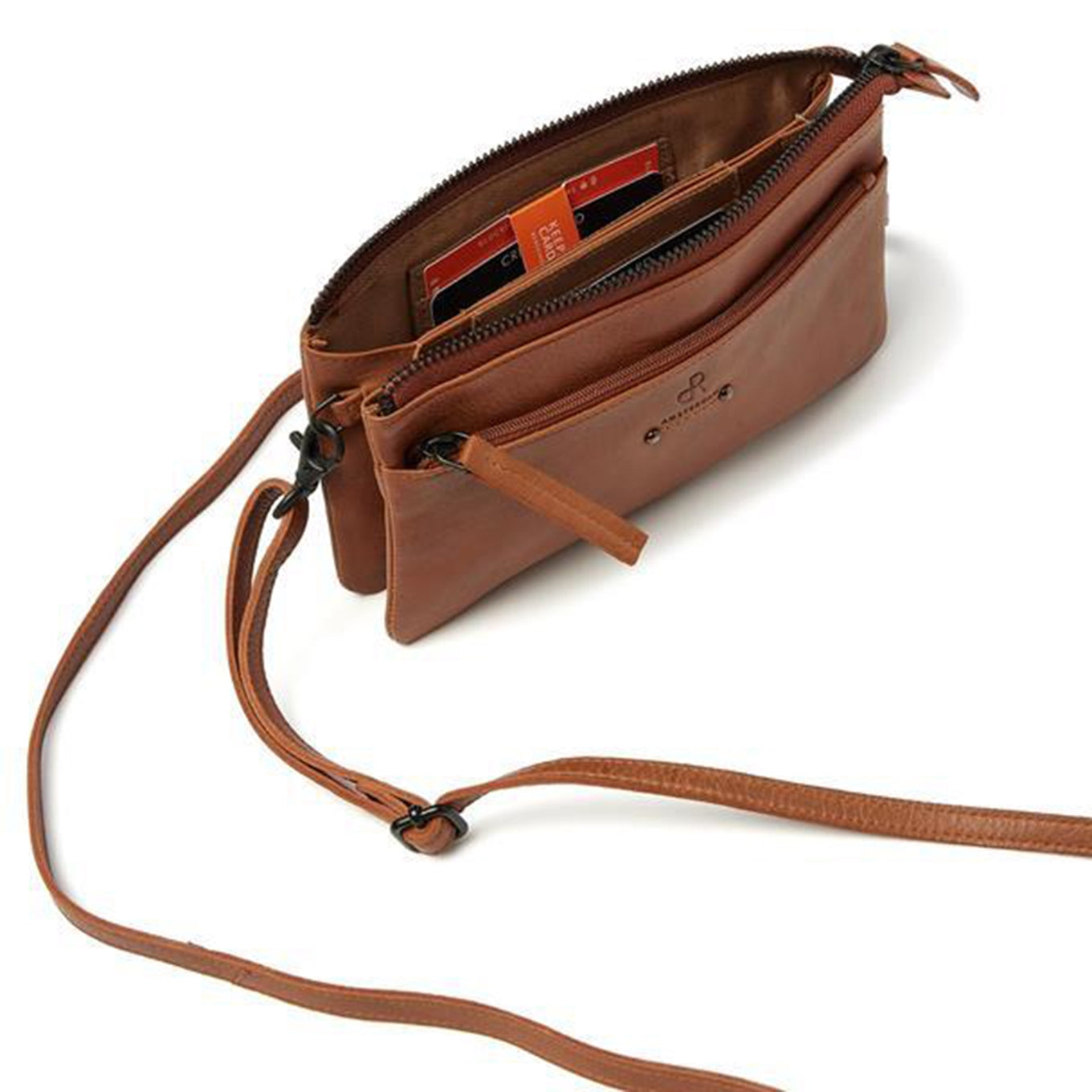 dR Amsterdam Tampa Shoulderbag/Clutch camel