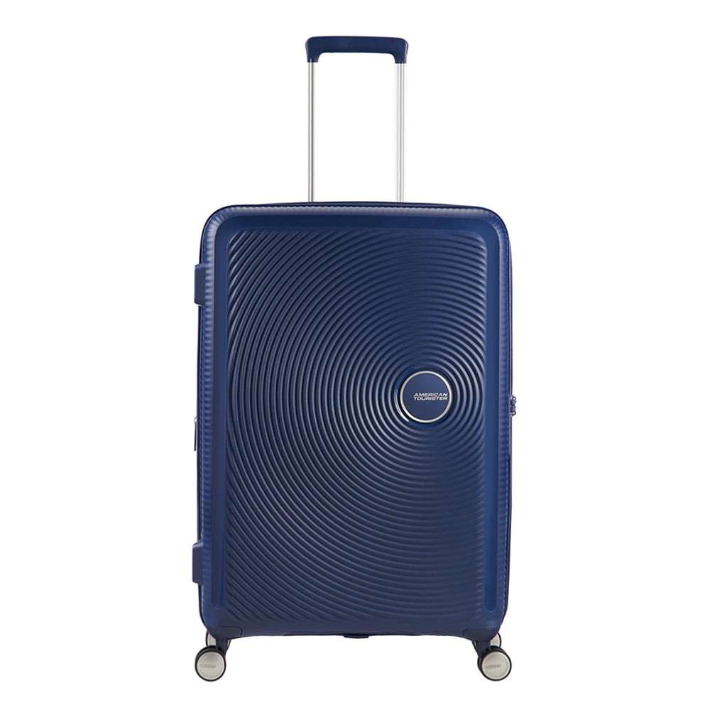 American Tourister Soundbox Spinner 67 Expandable midnight navy Hard Case