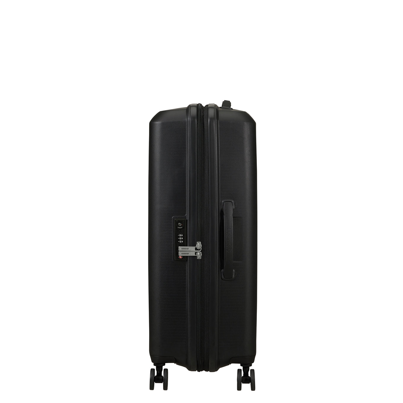 American Tourister Aerostep Spinner 67 Exp schwarzer Hartschalenkoffer