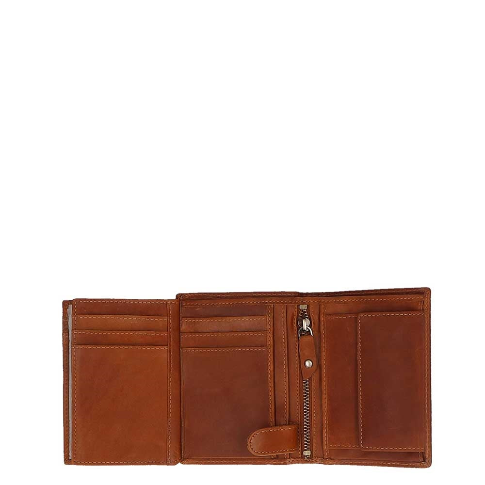 Die Chesterfield Brand Hazel RFID Billfold Herrenbrieftasche in Cognac