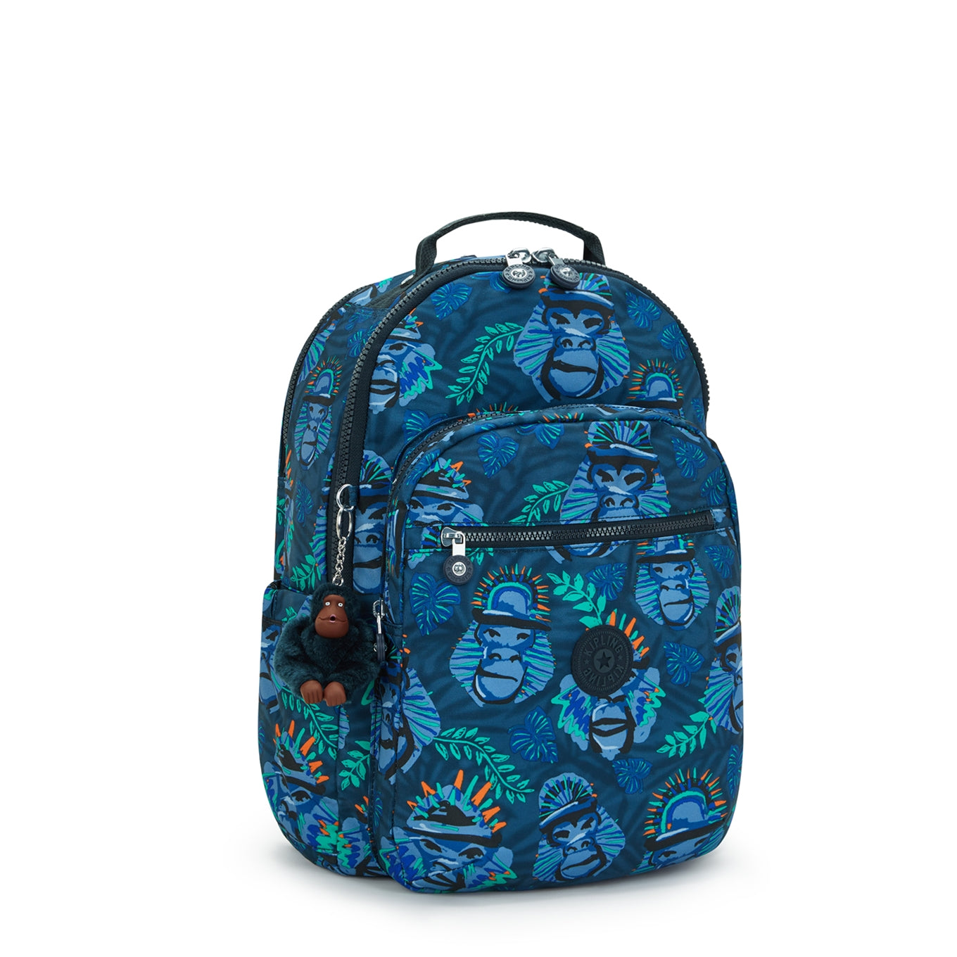 Kipling Seoul Lap lustiger Rucksack mit blauen Affen