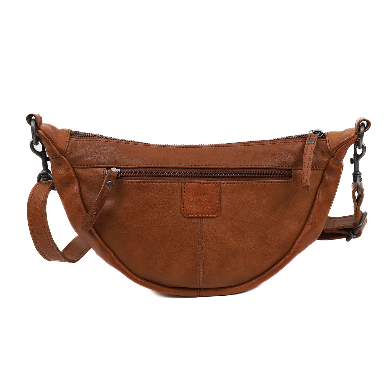 Bear Design Toon Crossbody cognac
