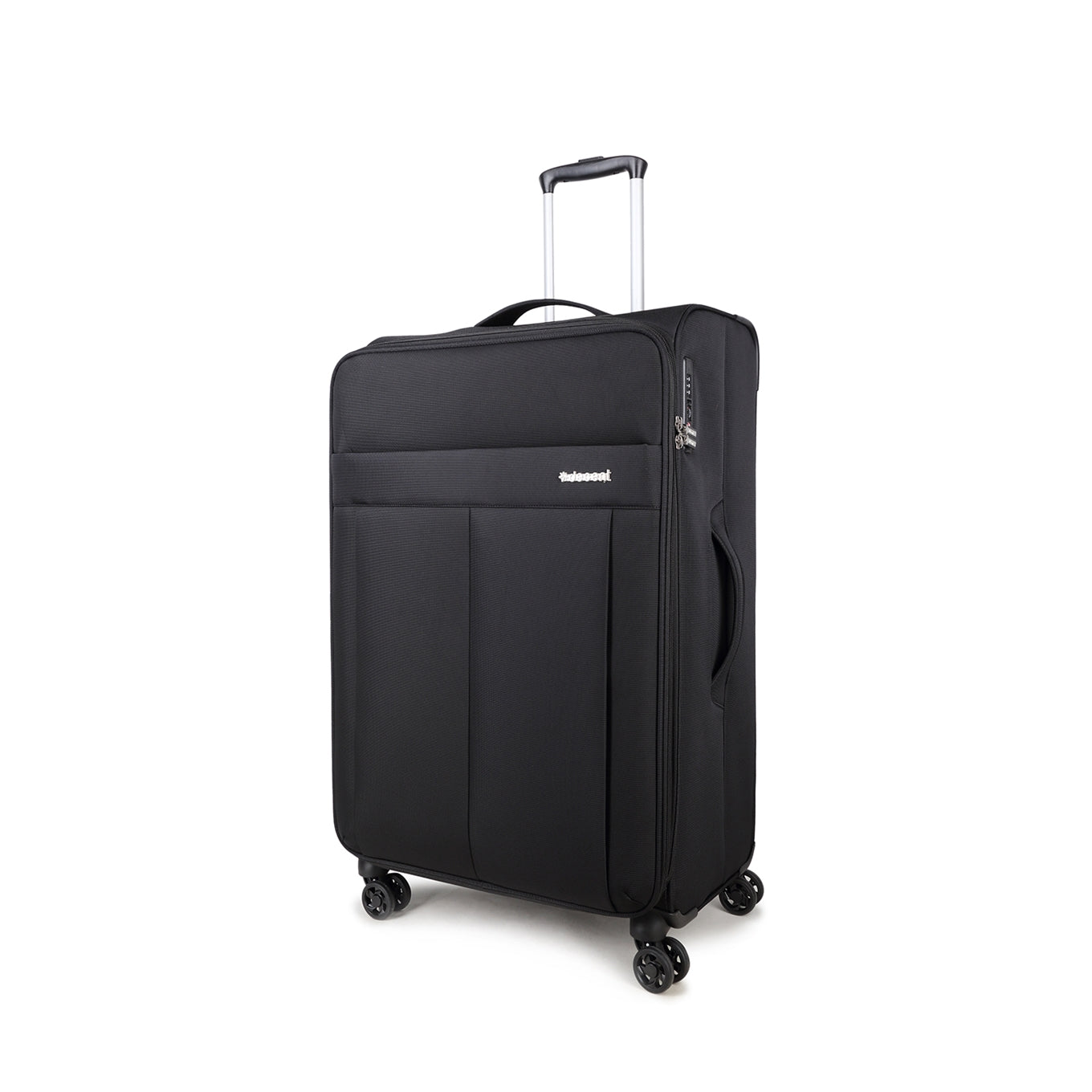 Dezenter D-Upright Trolley 76 schwarzer Softkoffer