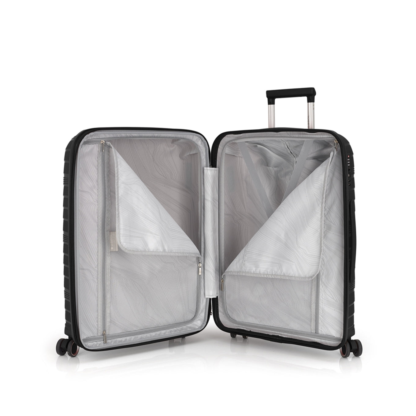 Gabol Kiba Medium Trolley 66 schwarzer Hartschalenkoffer