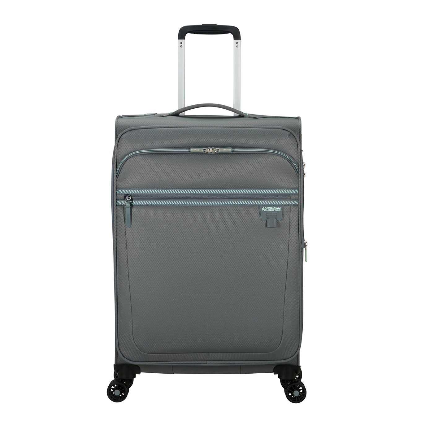 American Tourister Aerospin Spinner M Exp Stone Basalt Weicher Koffer