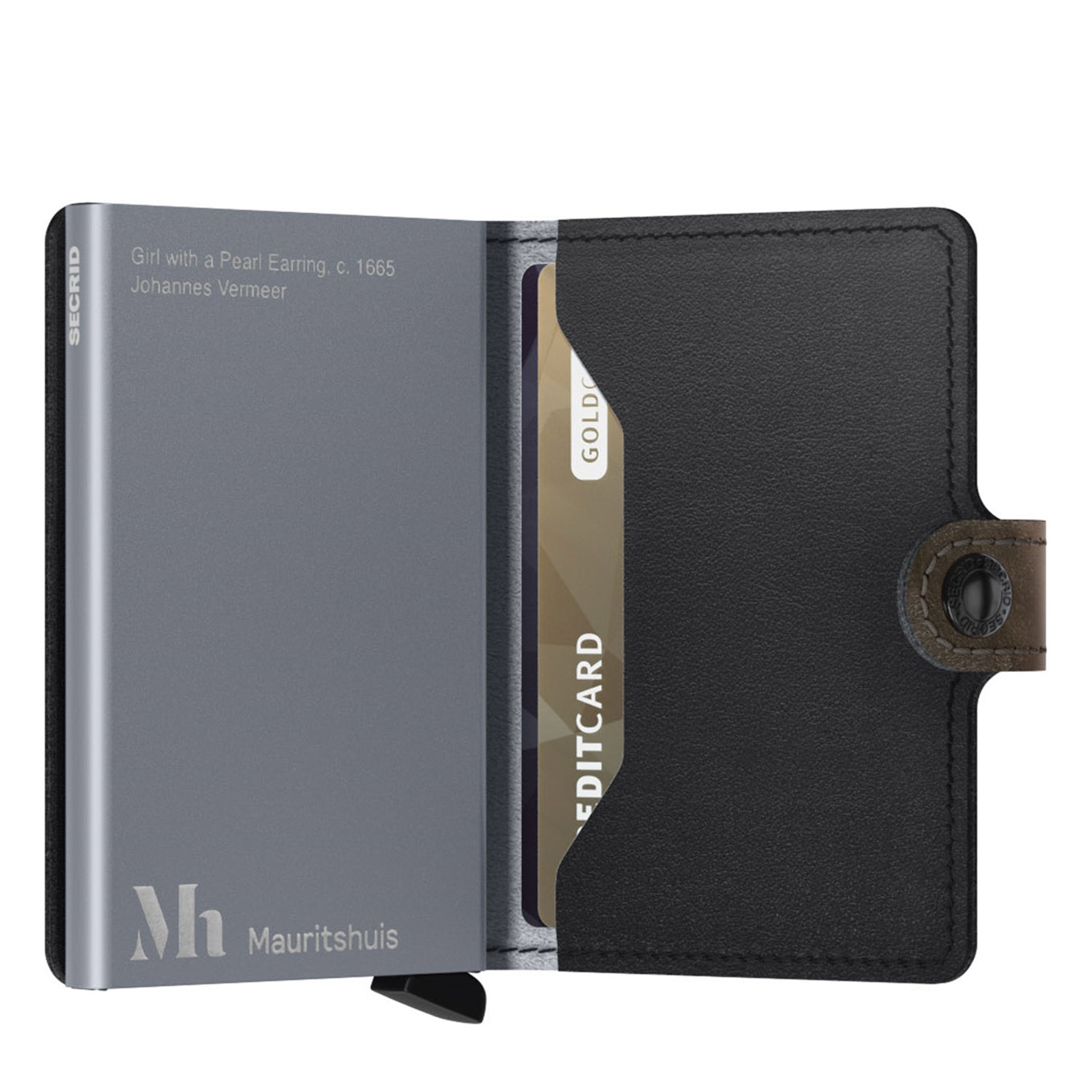 Secrid Miniwallet Art Mauritshuis Perlenohrring Damenbrieftasche