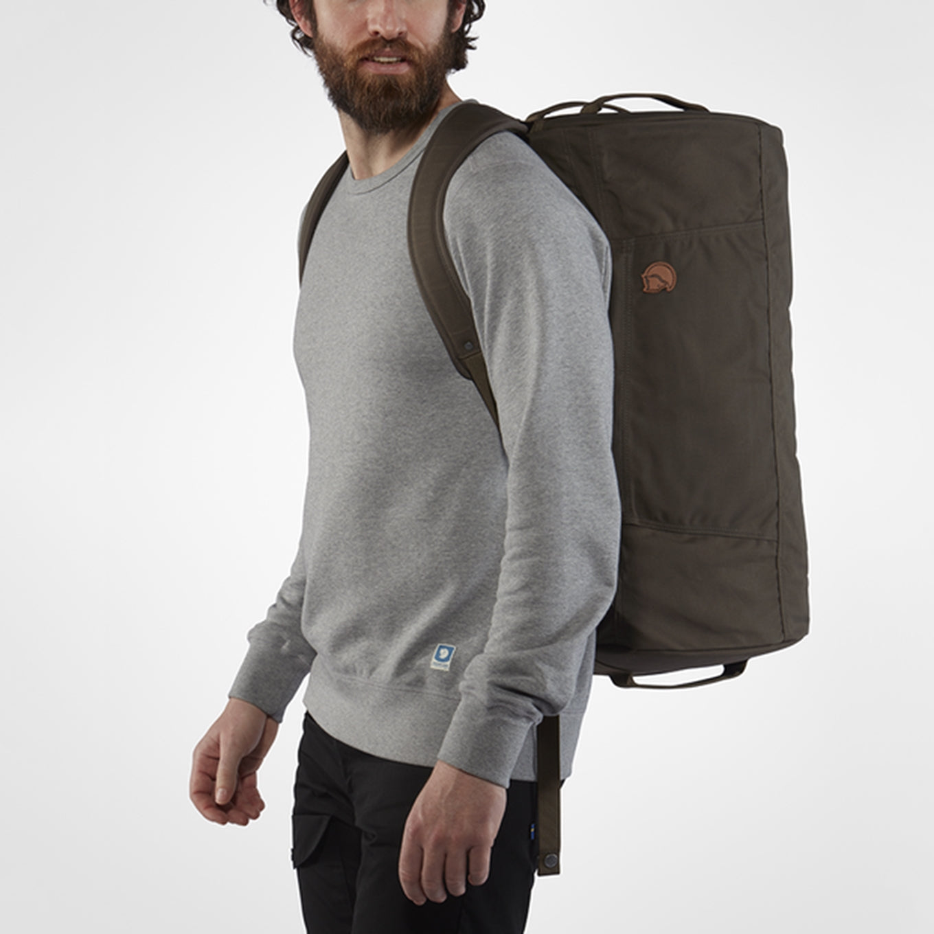 Fjallraven Splitpack Großer Rucksack/Reisetasche schwarz Wochenendtasche