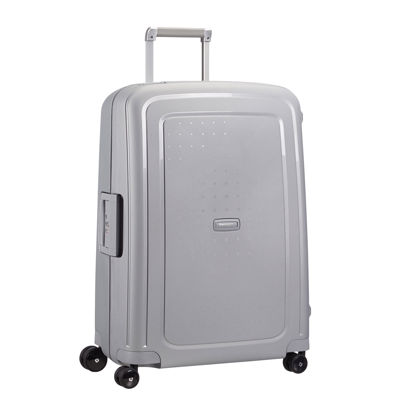 Samsonite S'Cure Spinner 69 silbernes Hartschalenetui