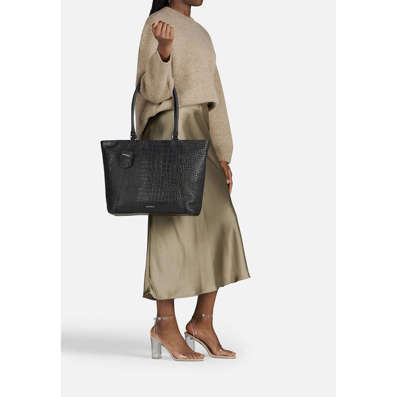 Burkely Cool Colbie Wide Tote 15.6" black