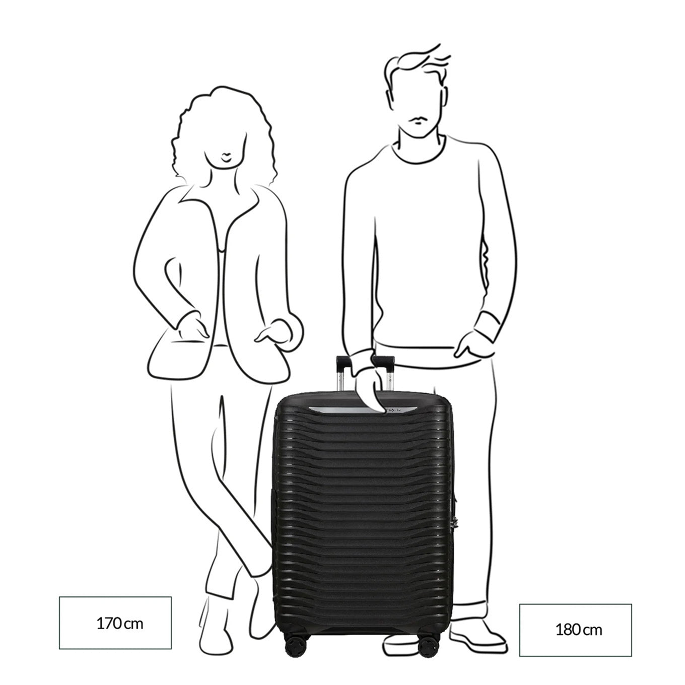 Samsonite Upscape Spinner 81 Exp northern blue Hard Case