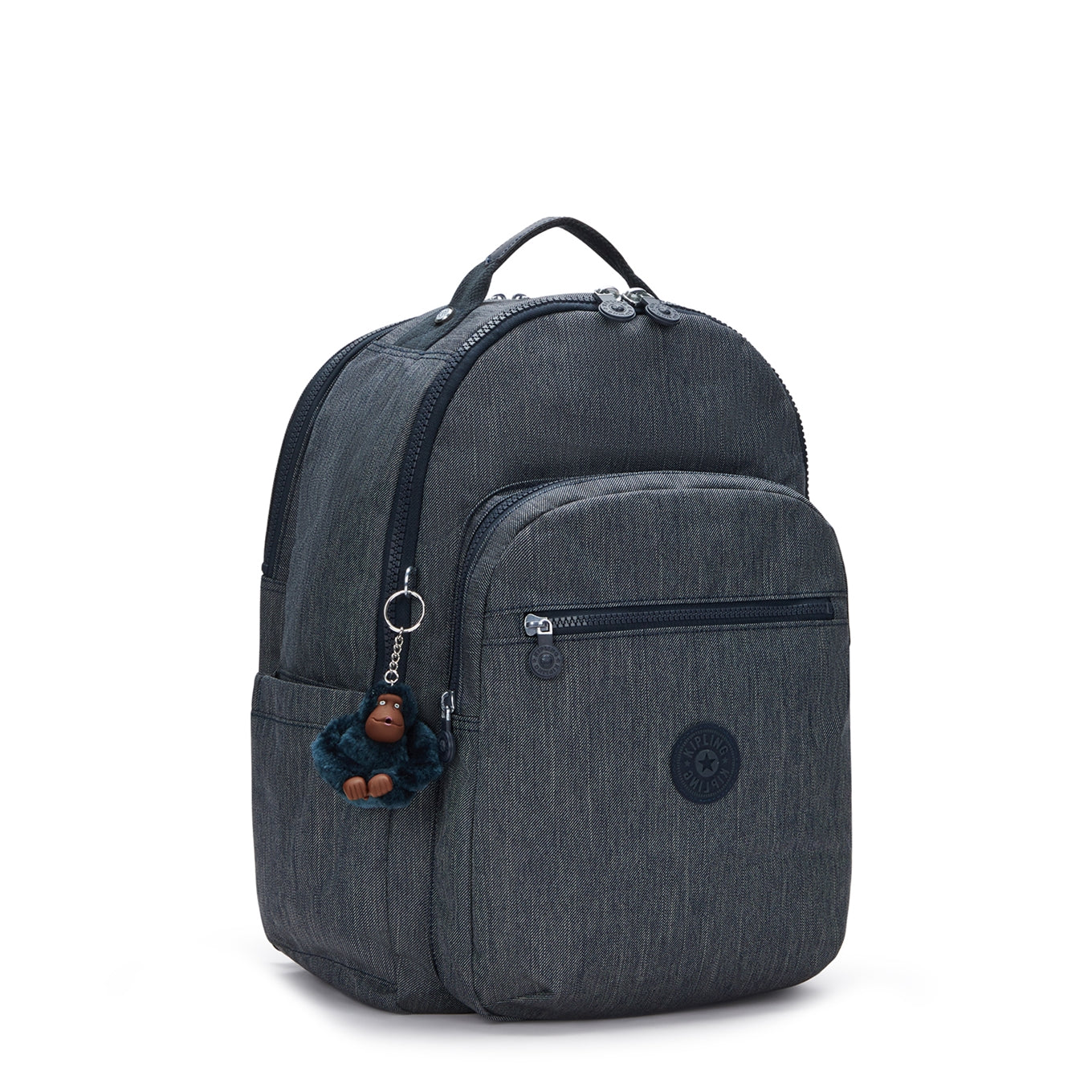 Kipling Seoul College Marineblauer Rucksack