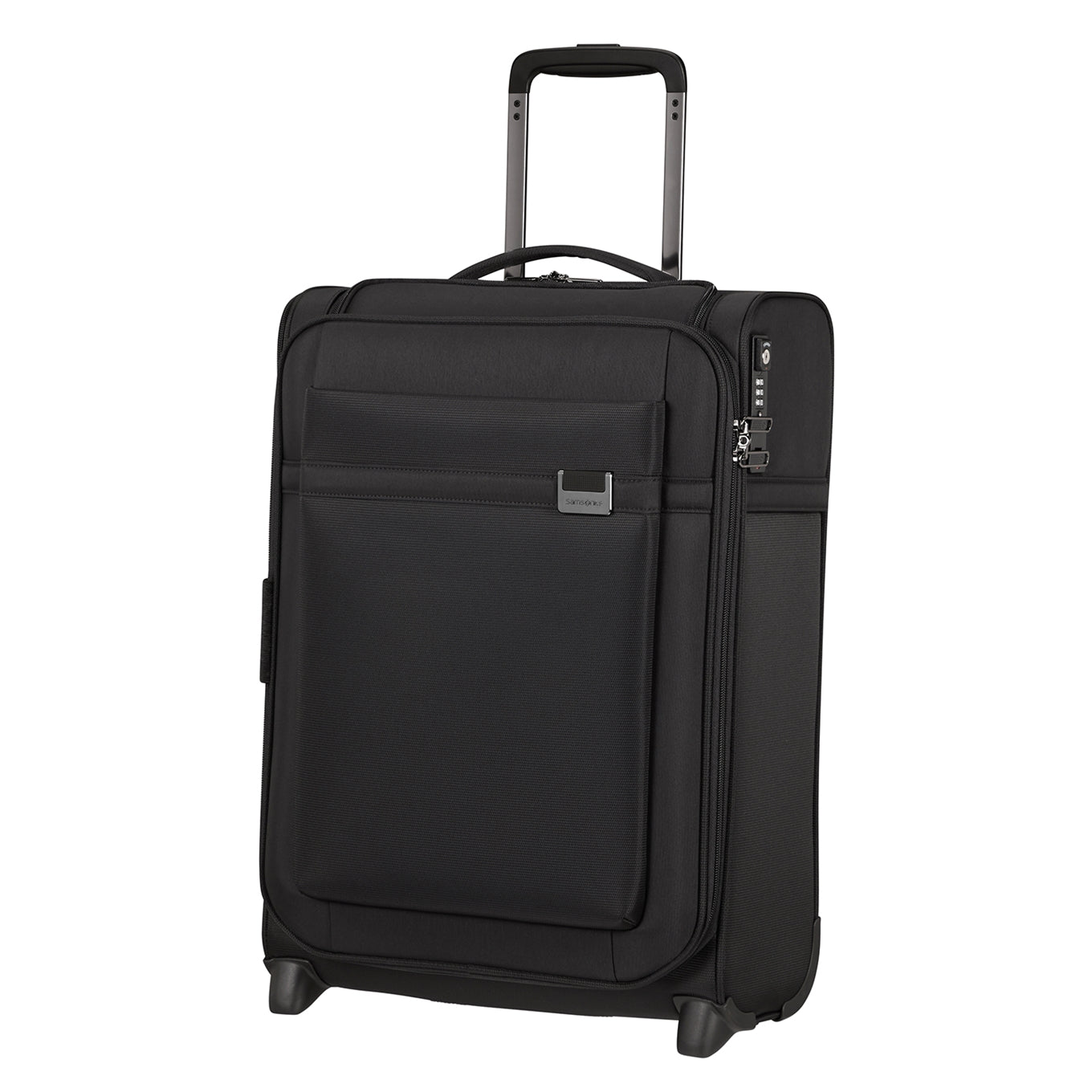Samsonite Airea Upright 55 Exp Toppocket schwarz Weicher Koffer