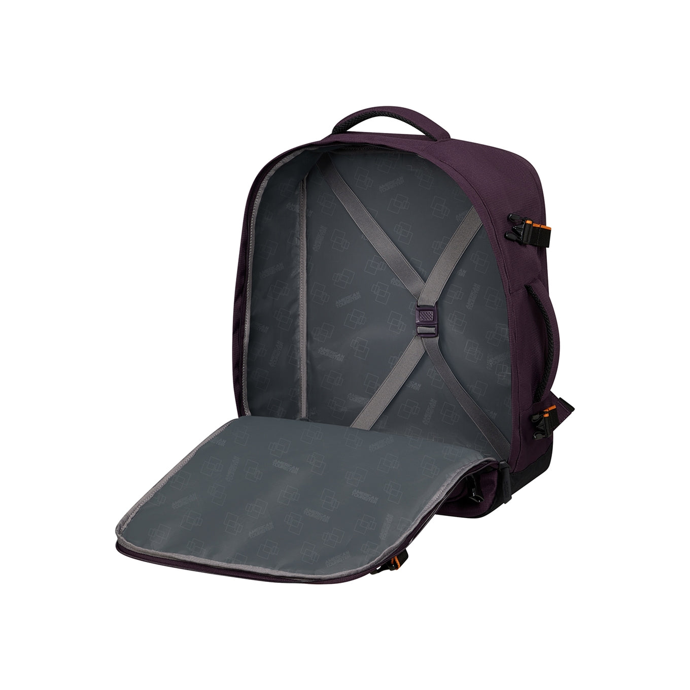 American Tourister Take2Cabin Casual Backpack M dark plum backpack