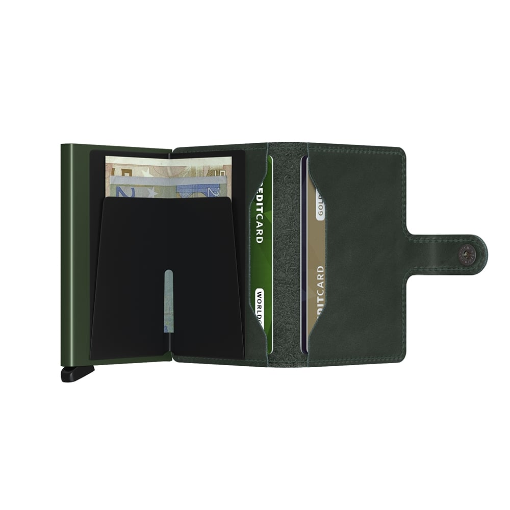 Secrid Miniwallet Portemonnee green