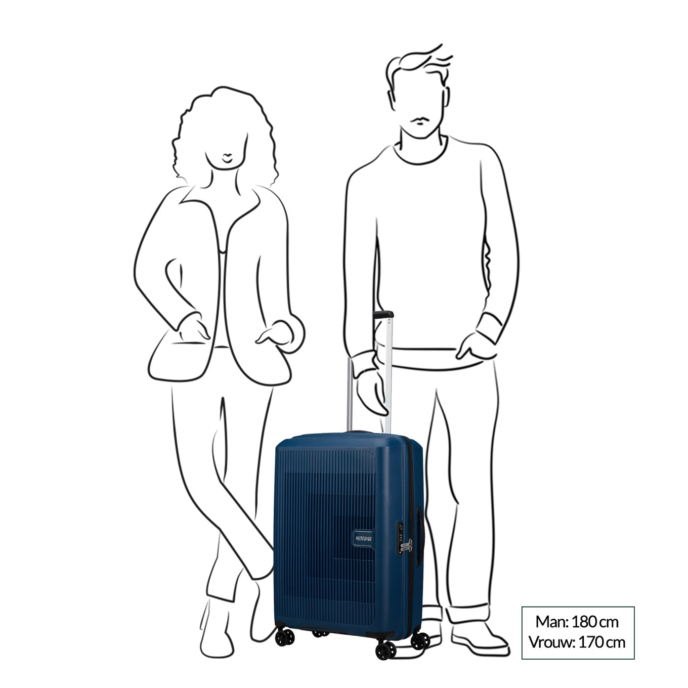 American Tourister Aerostep Spinner 67 Exp soho grey
