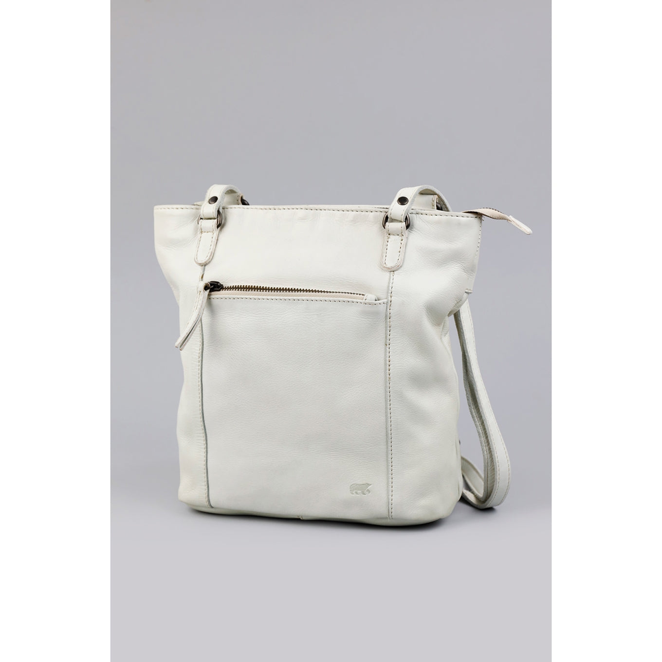 Bear Design Cow Lavato shoulderbag off white