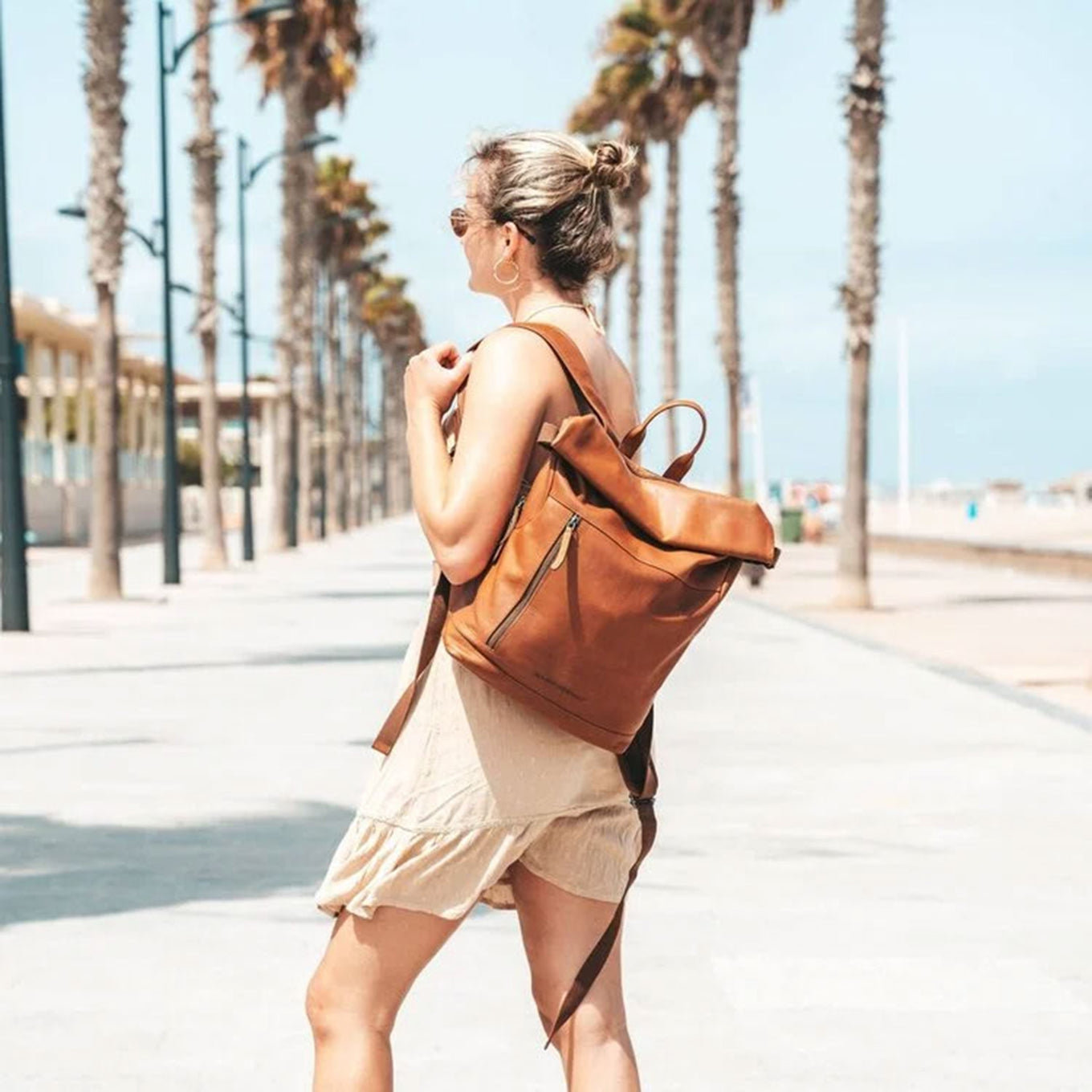 Der Chesterfield Brand Mazara Backpack brauner Rucksack