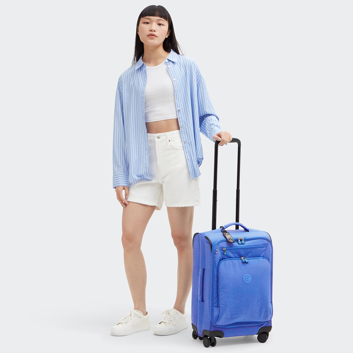 Kipling New Youri Spin S Signature Pri Weicher Koffer