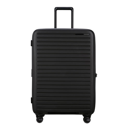 Samsonite Restackd Spinner 75 EXP schwarzes Hartschalenetui